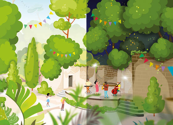 Concert au Théâtre de verdure le 21 septembre